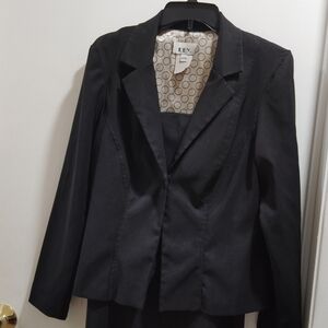 Vtg. Elegant Black Women's 2 Piece Dress/Jacket